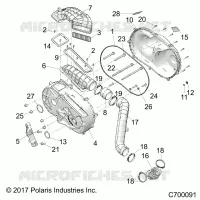 DRIVE TRAIN, TAPA DEL EMBRAGUE AND DUCTING