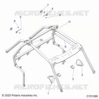CHASSIS, CAB BASTIDOR