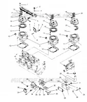 CILINDRO Y COLECTOR ASSEMBLY Storm 0950782, Storm SKS 0950582,  Euro Stor (4929012901C009)