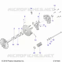 TREN, PRIMARY CLUTCH