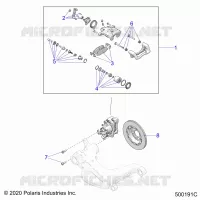 BRAKES, PINZA FRENO TRASEIRA