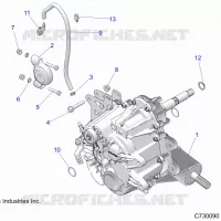 TREN, MAIN GEARCASE MOUNTING
