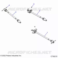 TREN, FRONT, MID, REAR PROP SHAFT