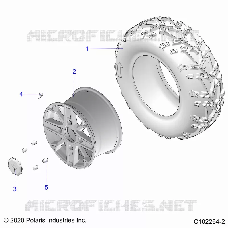 RUEDAS, REAR TIRE