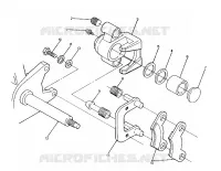MONTAJE DE FRENO DELANTERA 250 4x6 / W928627 (4922902290020A)