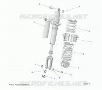 SUSPENSION, CHOQUE FRONTAL MOUNTING, STANDARD/PREMIUM