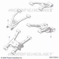 SUSPENSION TRASERA CONTROL ARMS