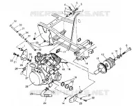 MONTAJE DEL MOTOR 2x4 400L W947540 (4926752675A008)