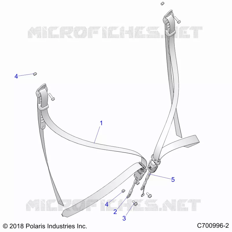 ASIENTO BELT MOUNTING