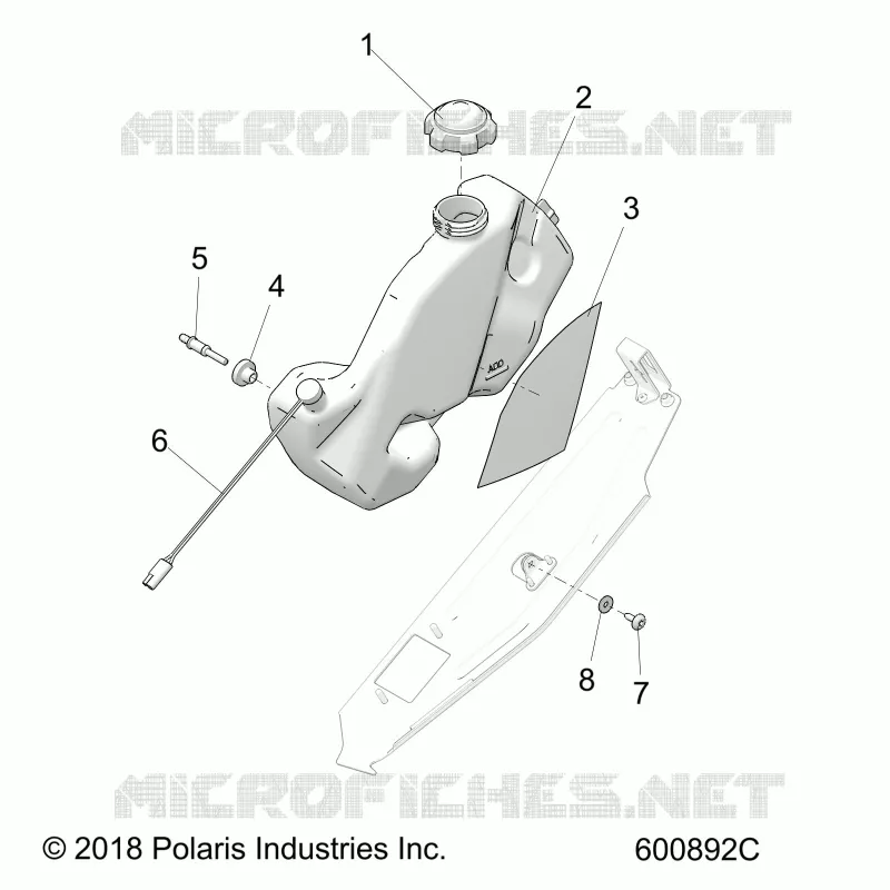 ENGINE, OIL BOTTLE ASM.