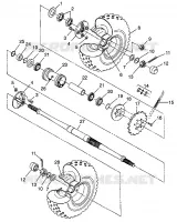 Tracción trasera BIG BOSS 6X6 400L W97AE38A (4940814081C012)