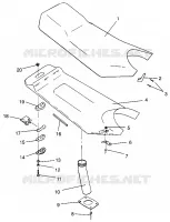 ASIENTO SLX 780 B964287 and Intl. SLX 780 I964287 (4937443744A011)