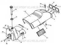 ASIENTO Y tanque de gas ASAMBLEA 600 XCR 0941667 (4927092709002A)