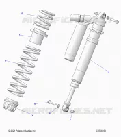 SUSPENSION, CHOQUE FRONTAL MOUNTING, DELUXE