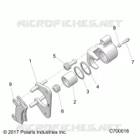 BRAKES, PINZA TRASERA
