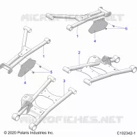 SUSPENSION TRASERA CONTROL ARMS