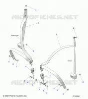 ASIENTO BELT MOUNTING, FRONT