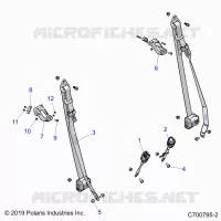 ASIENTO BELT MOUNTING