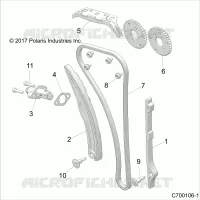 LA CADENA DE LEVAS AND TENSIONER