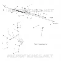 MOTOR, CARBURADOR MOUNTING AND GASOLINA LINES