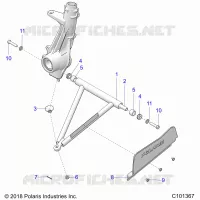 SUSPENSION, A-ARM AND PUNTAL MOUNTING
