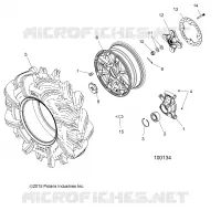 RUEDAS, REAR AND HUB