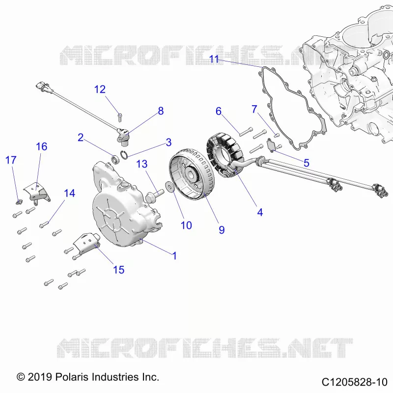 ENGINE, STATOR AND FLYRUEDA