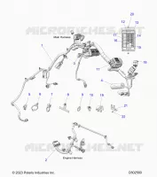 ELECTRICA, WIRE HARNESS, CHASSIS/FUSE BLOCK, ENGINE