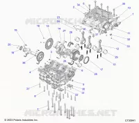 ENGINE, CRANKCASE, CIGUEÑAL