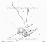 TREN, FRONT GEARCASE MOUNTING