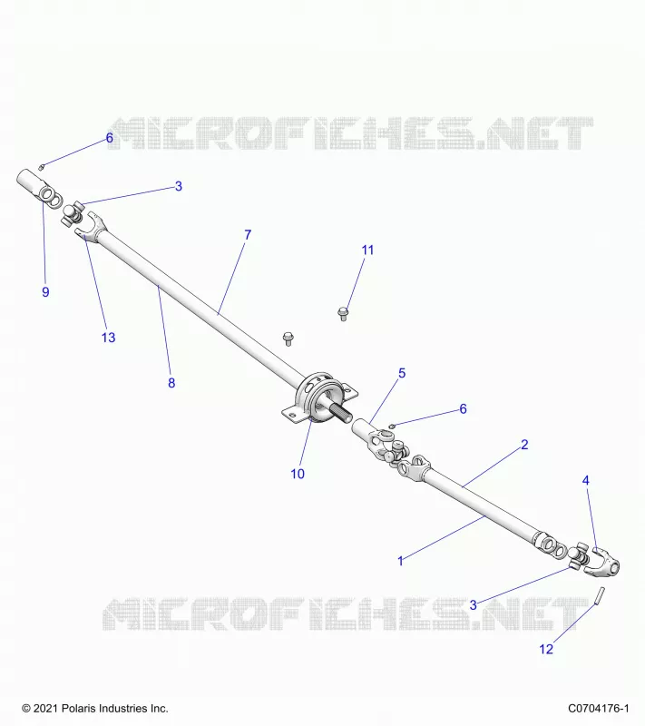 TREN, FRONT PROP SHAFT