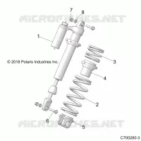 SUSPENSION, CHOQUE FRONTAL MOUNTING