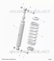SUSPENSION, CHOQUE FRONTAL MOUNTING