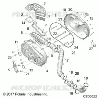 DRIVE TRAIN, TAPA DEL EMBRAGUE AND DUCTING