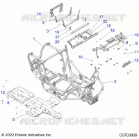 CHASSIS, MAIN FRAME AND ESQUÃD PLATES