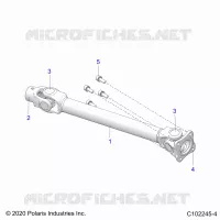 TREN, REAR PROP SHAFT