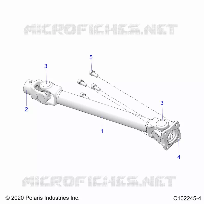 TREN, REAR PROP SHAFT