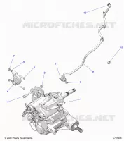 TREN, MAIN GEARCASE MOUNTING