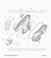 TREN, CLUTCH COVER ASM.- G24GVW99A/99B (C702872)