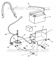 CAJA DE BATERIA ASSEMBLY TRAIL DELUXE E940262 (49273827380004)