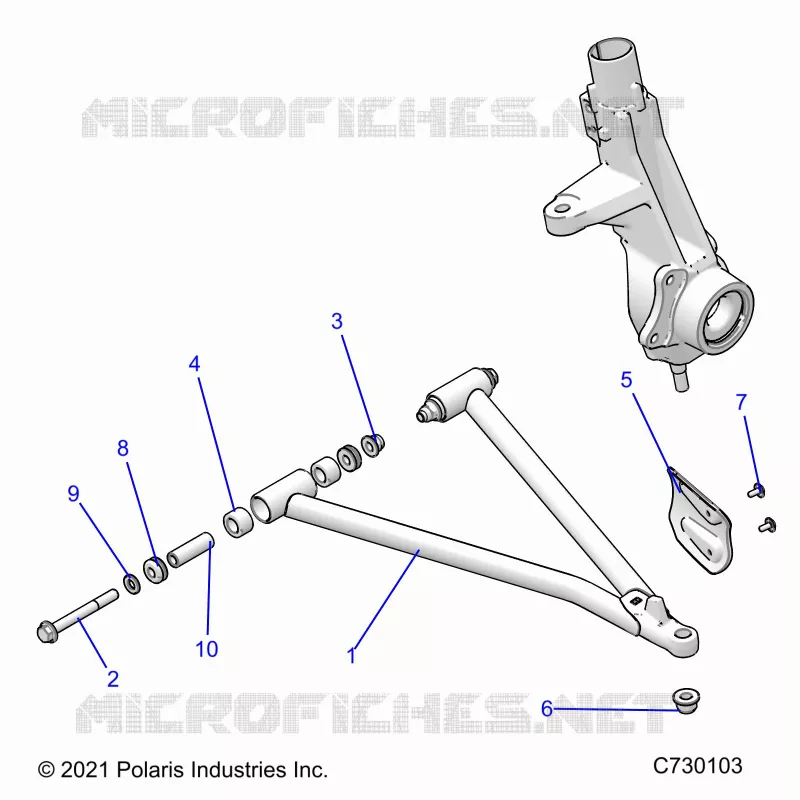SUSPENSION, A-ARM AND PUNTAL MOUNTING
