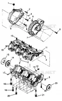 CAJA DEL CIGÜEÑAL ASSEMBLY SLT 780 B964588 and  Intl. SLT 780 I964588 (4935683568B014)