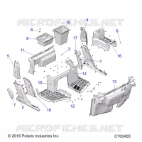 PISO DELANTERO- R19RSW99AS/A9/AD/BS/B9/BD (C700455)