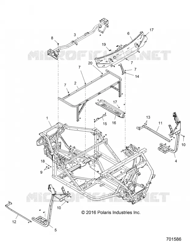 CHASSIS, MARCO PRINCIPAL