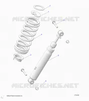 SUSPENSION, CHOQUE FRONTAL MOUNTING
