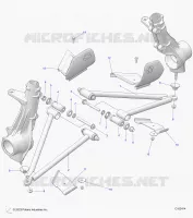 SUSPENSION, A-ARM AND PUNTAL MOUNTING