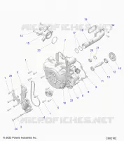 ENGINE, SISTEMA DE REFRIGERACIÃ“N/WATER PUMP