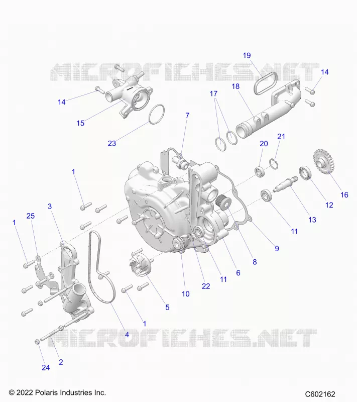 ENGINE, SISTEMA DE REFRIGERACIÃ“N/WATER PUMP