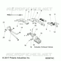 ENGINE, VALVOLA ESCAPE ASM.
