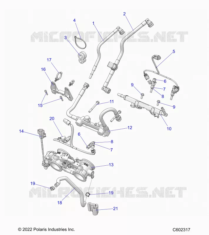 SISTEMA DE COMBUSTIBLE, RAIL, LINES AND THROTTLE BODY